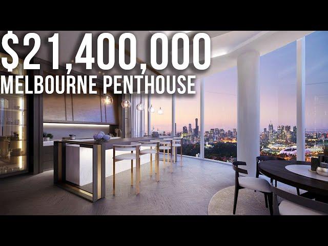 Full Tour ️A $21,400,000 Luxury Apartment In Melbourne With Views To Die For  Worth Every Dollar!