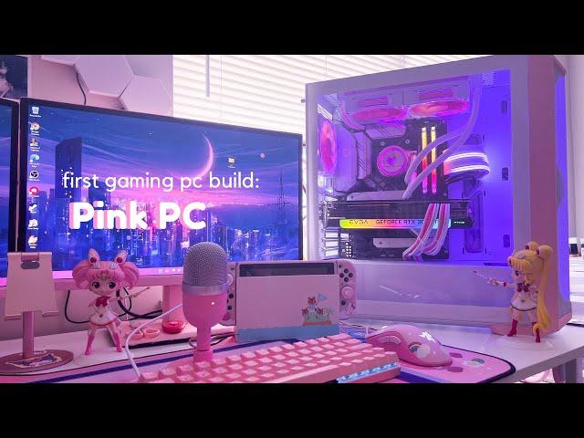 First Gaming PC Build: PINK PC