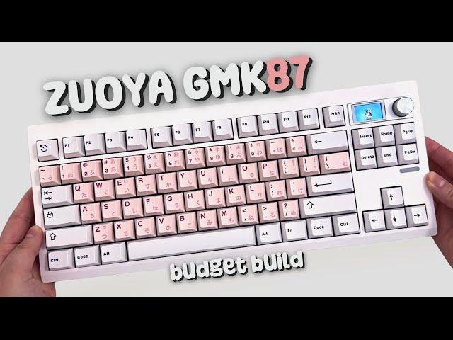 $55 Zuoya GMK87 - unboxing & modding | deep & creamy sound