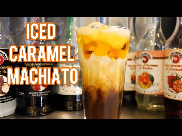 Iced caramel machiato | how to make Iced caramel machiato