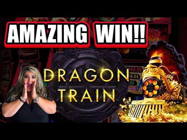 Progressive Train Paid AMAZING!!! On Dragon Train Slot