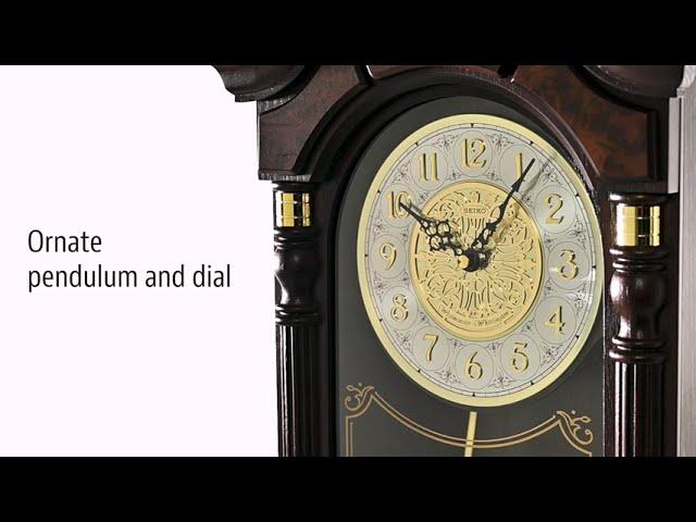 QXH004B Pendulum clock in Alder Wood Case