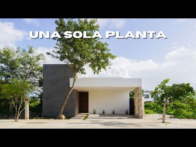 ¡Increíble casa de UNA PLANTA en privada con AMENIDADES al norte de Mérida! $4,300,000 MXN