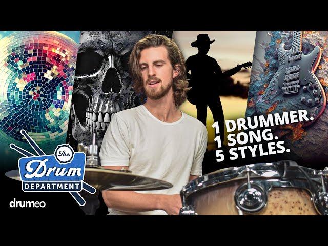 One Drummer, One Song, Five Styles (w/ JP Bouvet) | The Drum Department  (Ep.40)