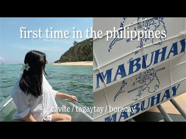 philippines diaries  island hopping in boracay, road trip to tagaytay, and eating yummy food