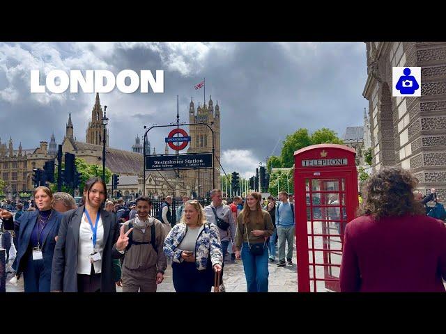 London Summer Walk  Bloomsbury, Covent Garden to BIG BEN | Central London Walking Tour [4K HDR]