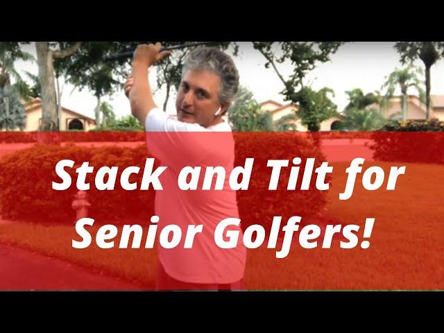 Stack and Tilt for the Senior Golfer! PGA Golf Professional Jess Frank | The Best Senior Golf Swing!