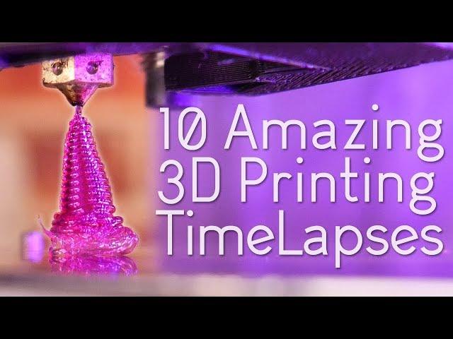 Satisfying 3D Prints TimeLapse episode 9 (Prusa I3 Mk3 octolapse orbiting camera rig)