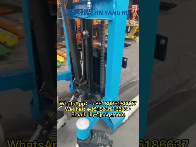 JIN YANG HU Hand Pallet Truck Stacker Hydraulic Manual Forklifts for Material Handling