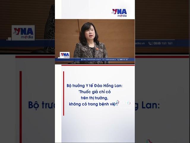 Bộ trưởng Bộ Y tế Đào Hồng Lan: Quyết liệt phòng, chống thuốc giả, thực phẩm chức năng giả - VNA