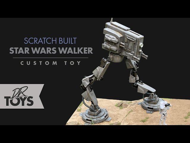 DIY Star Wars Custom Scratch Built Walker - from Recycled Packaging