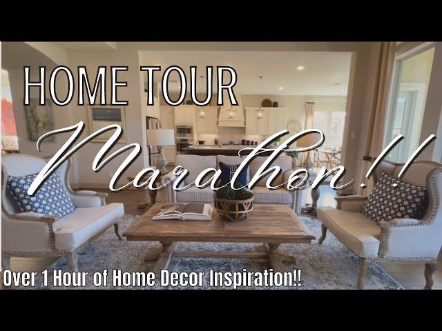 Model Home Tour MARATHON : 1.5 Hours of Home Decor Inspiration!