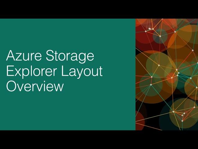 Azure Data Lake Storage (ADLS) in Storage Explorer
