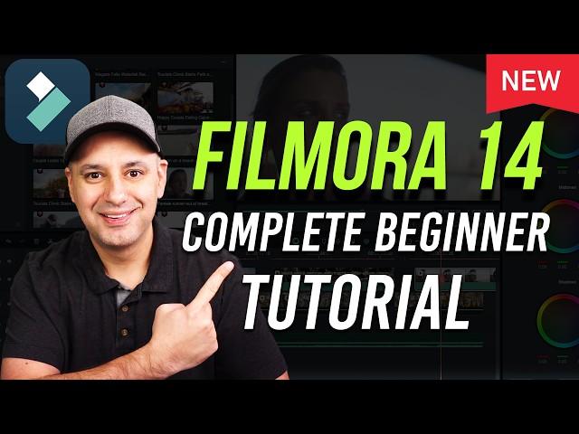 New Filmora 14 Complete Video Editing Tutorial