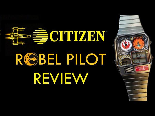 *REVIEW* Citizen Star Wars Rebel Pilot / Trench Run Ana-Digi Retro Classic Reissue Watch