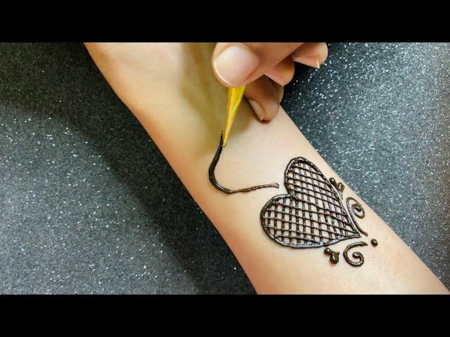 Easy Arabic Mehndi | Wedding Special Mehndi | Front Hand Mehndi | Creative Heart