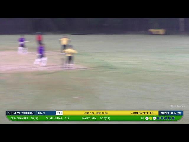 EPIC PREMIER LEAGUE NIGHT EDITION -OMEGA 247 ELECTROLYSIS vs SUPREME YODDHAS -05TH APR 2025
