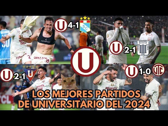 ESPECIAL UNIVERSITARIO  LOS PARTIDOS MÁS EMOCIONANTES DE UNIVERSITARIO DEL 2024