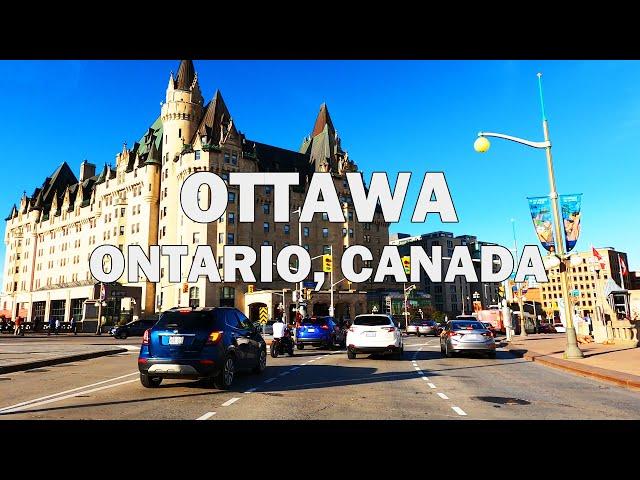 Ottawa, Ontario, Canada - Driving Tour 4K