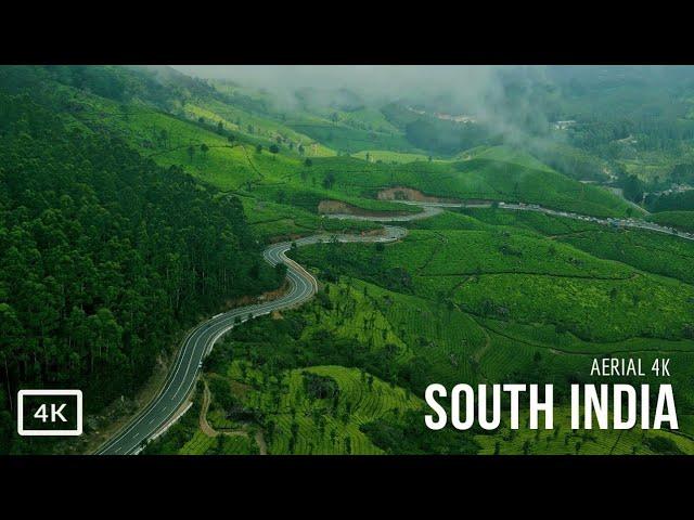 South India - 4K Scenic Nature Drone Relaxation Film