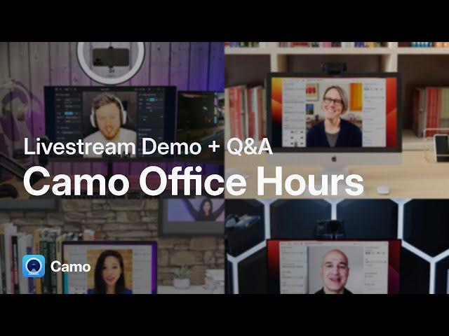 Camo Studio for iPad Office Hours - LIVE Demo, Q&A