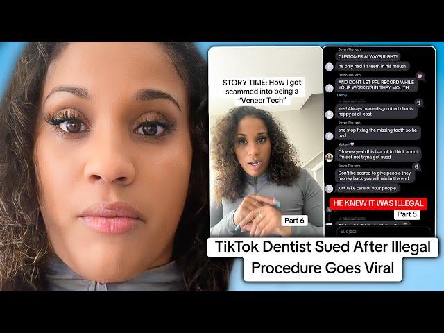 TikTok Dentist Sued After Illegal Procedure Goes Viral