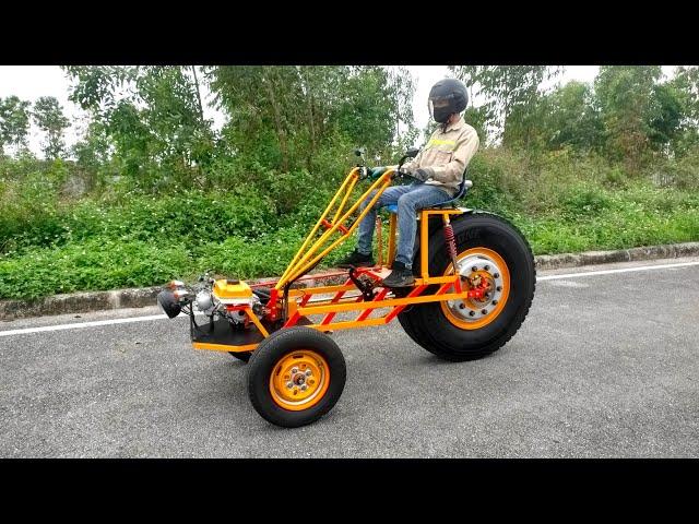 Build A Crazy Trike Use Giant Wheel And Unforgettable Experiment