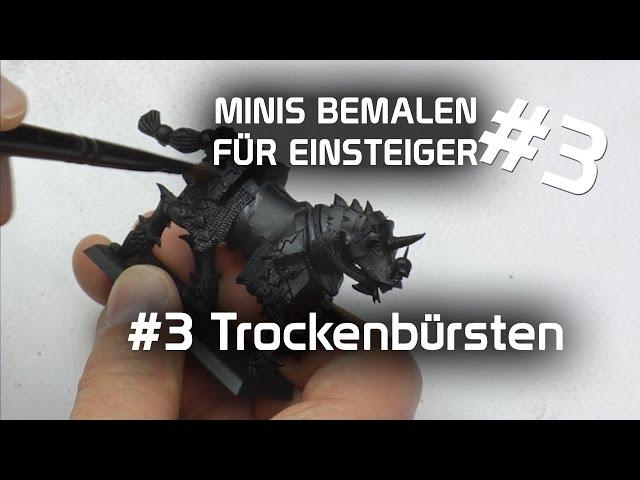 Tutorial: Miniaturen bemalen für Anfänger: Trockenbürsten | How to paint | DICED