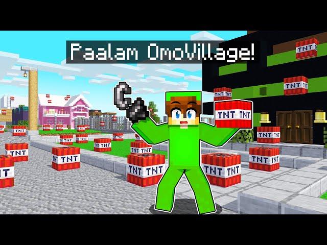 PINASABOG Ko Na Ang OMOvillage! | Minecraft