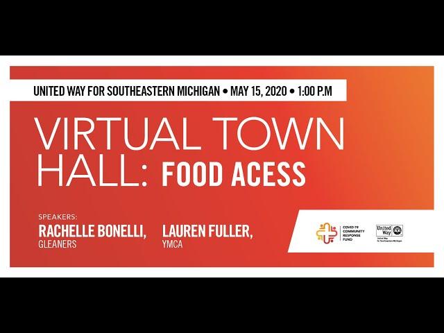 United Way Virtual Town Hall: Accessing Food Assistance