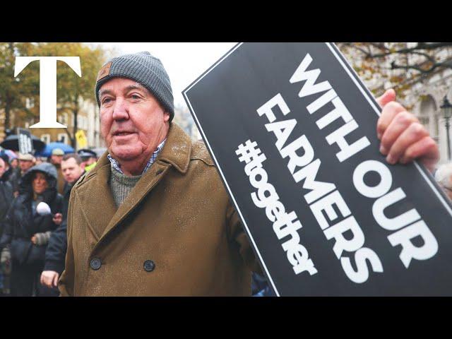 Jeremy Clarkson slams government during farmer protest in London