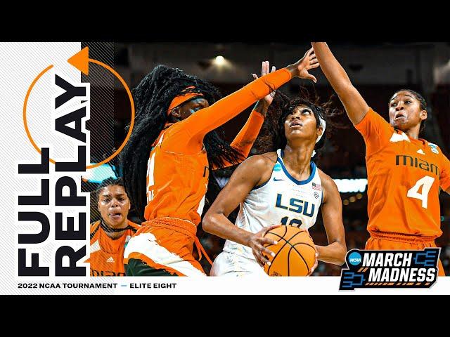 LSU vs. Miami (FL) - 2023 NCAA women’s Elite Eight | FULL REPLAY