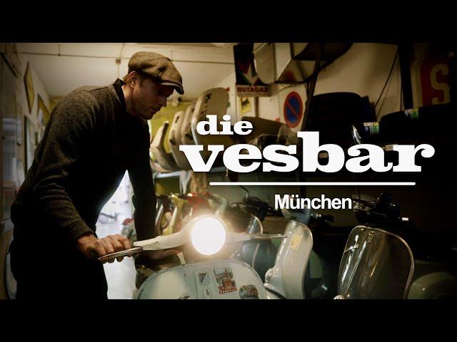 Vesbar Munich Documentary - best vintage Vespa scooter shop in Germany! (english subtitles version)