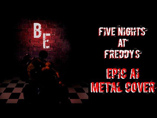 (AI Upgraded Visualizer) Five Nights At Freddy's -blackemed (AI Metal Cover) || Blackem Effect