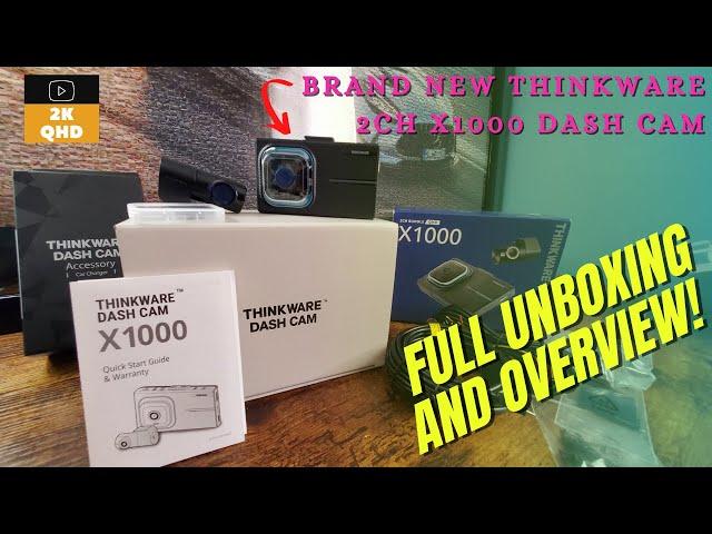 BRAND NEW THINKWARE X1000 QHD 2CH Dash Cam Bundle! Full Unboxing and Brief Overview! - Must Have?!?