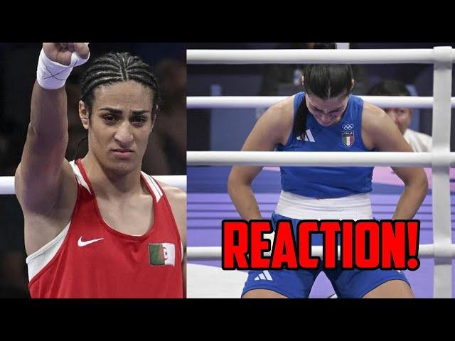 Olympia Skandal beim Frauen Boxen! Imane Khelif vs Angela Carini Reaction