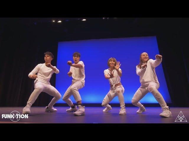 Bailey Sok, Kaycee Rice, Kenneth San Jose, & Sean Lew at Funk'tion x 2018 | Wiggle Crew