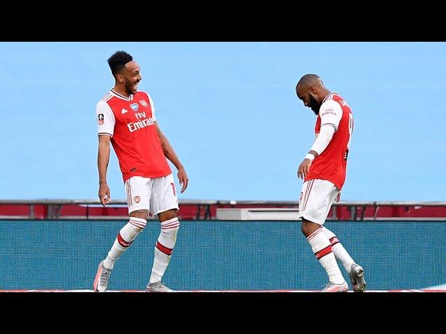 Double Goal Aubameyang 2 0 / Arsenal vs Manchester City 18.07.2020 / FA Cup 19/20 / All goals / EPL