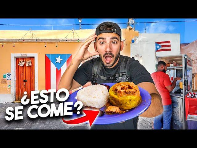 No me espera esto de PUERTO RICO  ¿Así COMEN los BORICUAS?