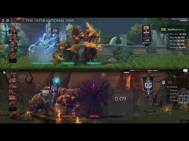 [EN] OG vs RNG  - The International 2019 Group Stage