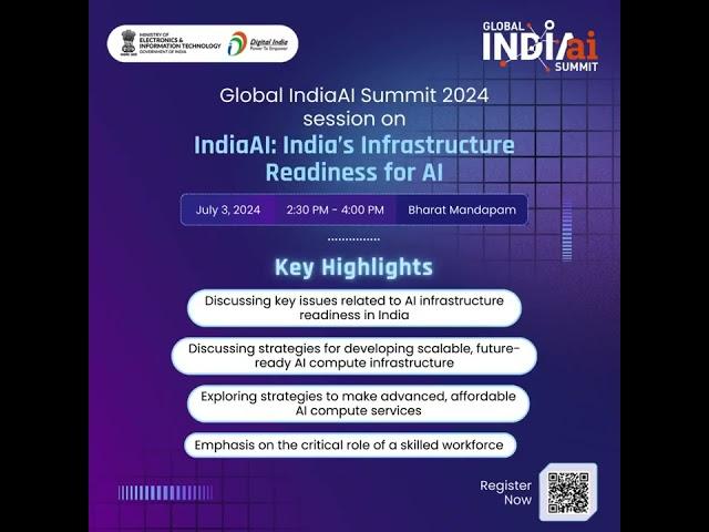 The panel discussion on 'IndiaAI: India’s Infrastructure Readiness for AI'