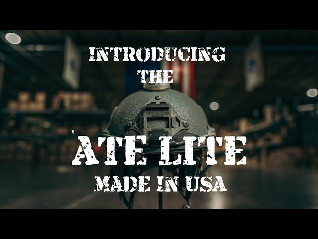 Introducing the ATE_Lite Ballistic Helmet - Made in the USA