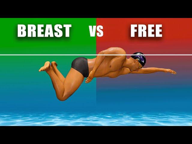 Can Breaststroke Swim be FASTER than freestyle!?