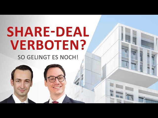 Share-Deal bei Immobiliengesellschaften weiterhin möglich (trotz Gesetzesänderung) Prof. Dombrowski