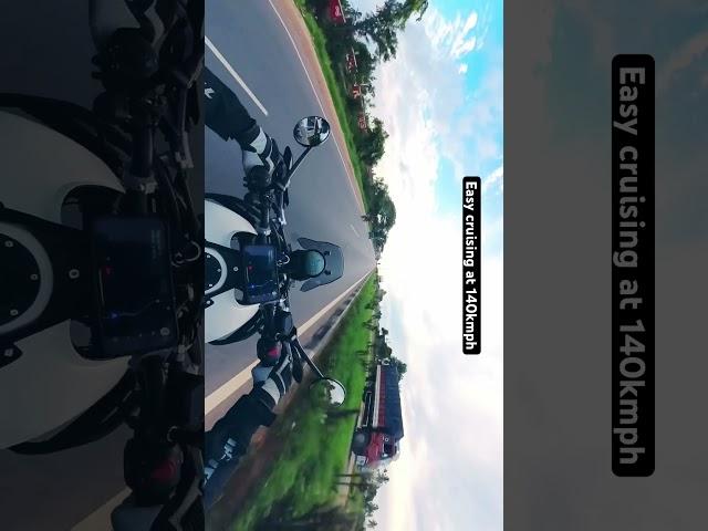 Easy cruising at 140kmph #royalenfield #himalayan452 #adventuremotorcycle