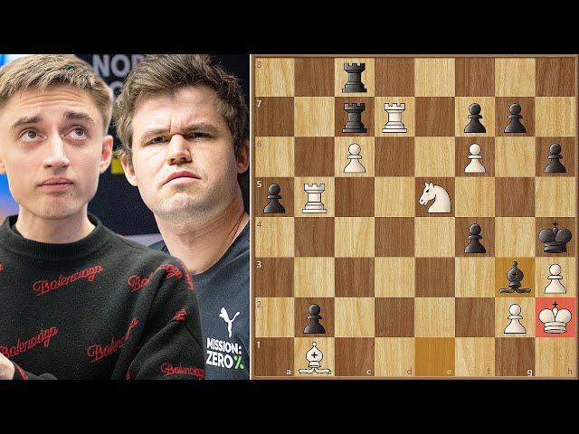 Magnus Carlsen vs Daniil Dubov || FIDE World Rapid Team Chess Championship (2024)