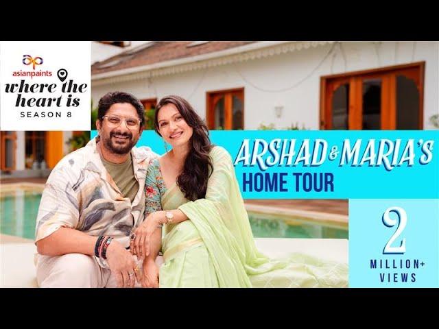 Asian Paints Where The Heart Is S8 E2 | Inside Arshad Warsi & Maria Goretti’s Portuguese Style Home