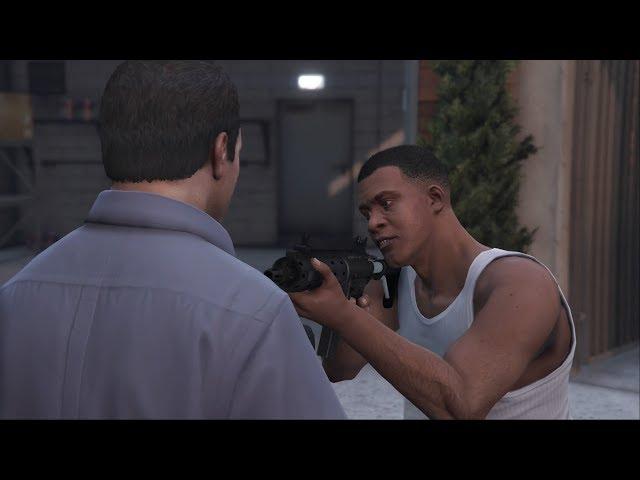 GTA V Franklin kills Michael (Rockstar Editor)