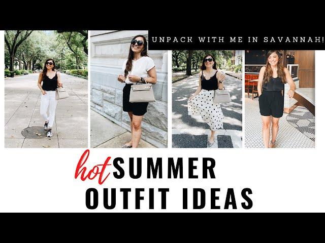 HOT SUMMER Outfits | What I Wore in Savannah