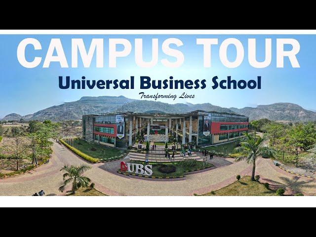 UBS Campus Tour - Universal Business School Karjat Mumbai | India's 1st Green Business School